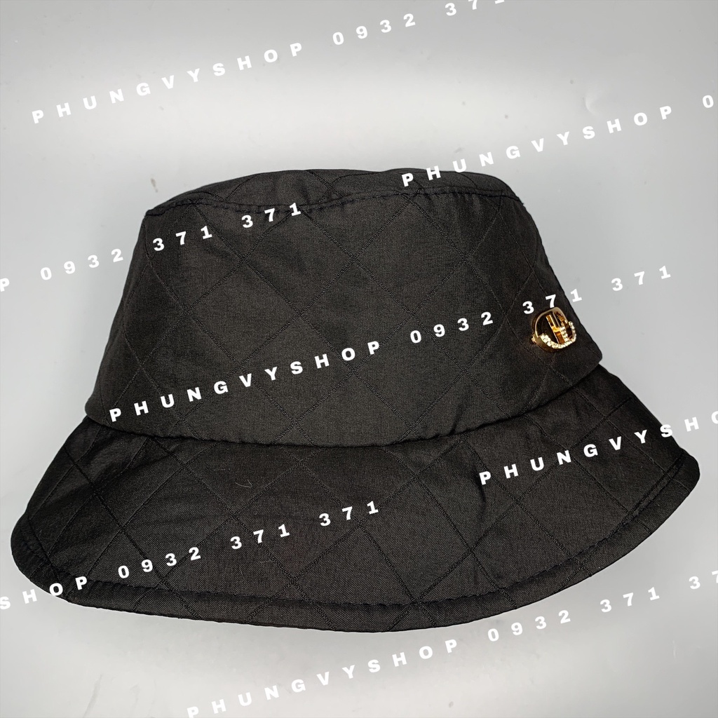 Mũ bucket tai bèo vành cực hot unisex thoáng mát vành rộng phungvyshop - Nón Bo DÙ TRẦN gắn TAG bên