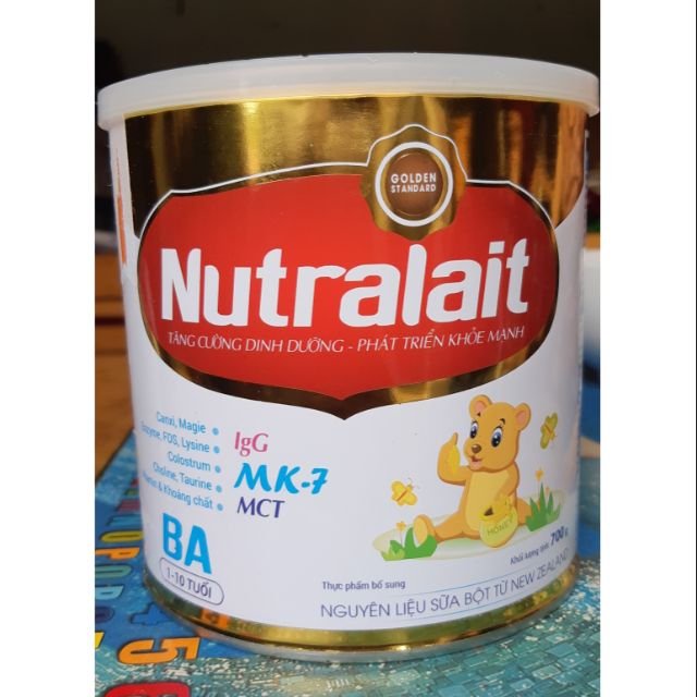 Sữa Nutralait BA 700G - Giúp Phát Triển Chiều Cao Cân Nặng Hấp Thu Tốt Ăn Ngon Miệng Hơn suckhoegiadinhviet247