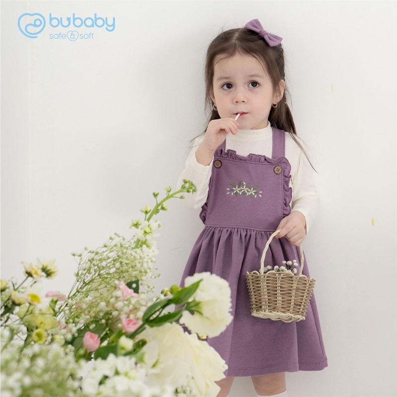 Set áo dài và váy yếm kyomi feeling Bu Baby cao cấp dành cho bé gái