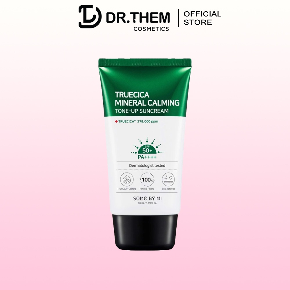 Kem Chống Nắng Nâng Tông Da SOME BY MI Truecica Mineral Calming Tone-up Suncream SPF50+ PA++++ 50ml- Dr Thêm