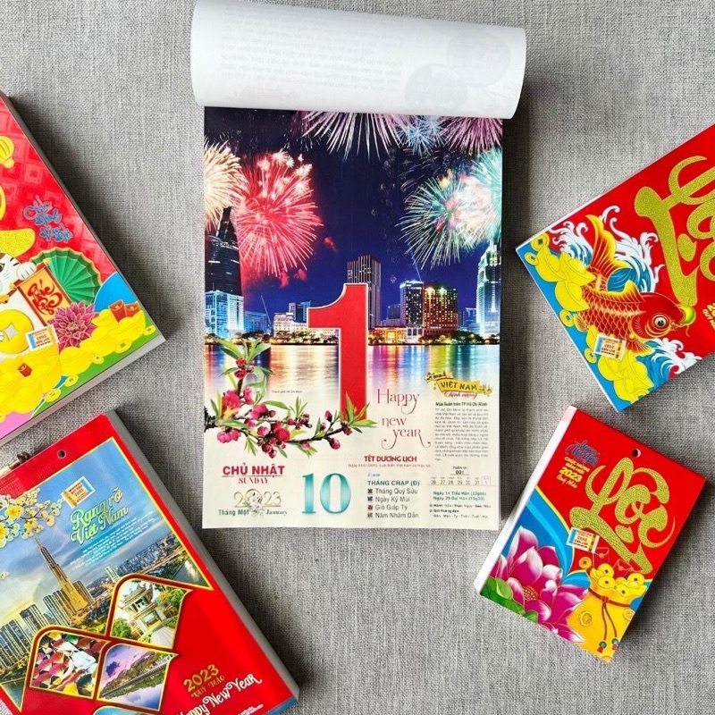Lịch treo tường năm 2023 size 14,5cm*20cm giá bìa 85k