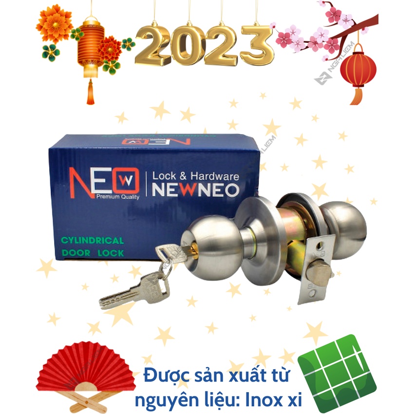 Khóa Tay Nắm Tròn 5881 SS New NEO