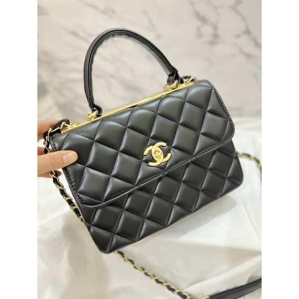 Túi xách cnl ô trám hàng box nam châm siêu đẹp