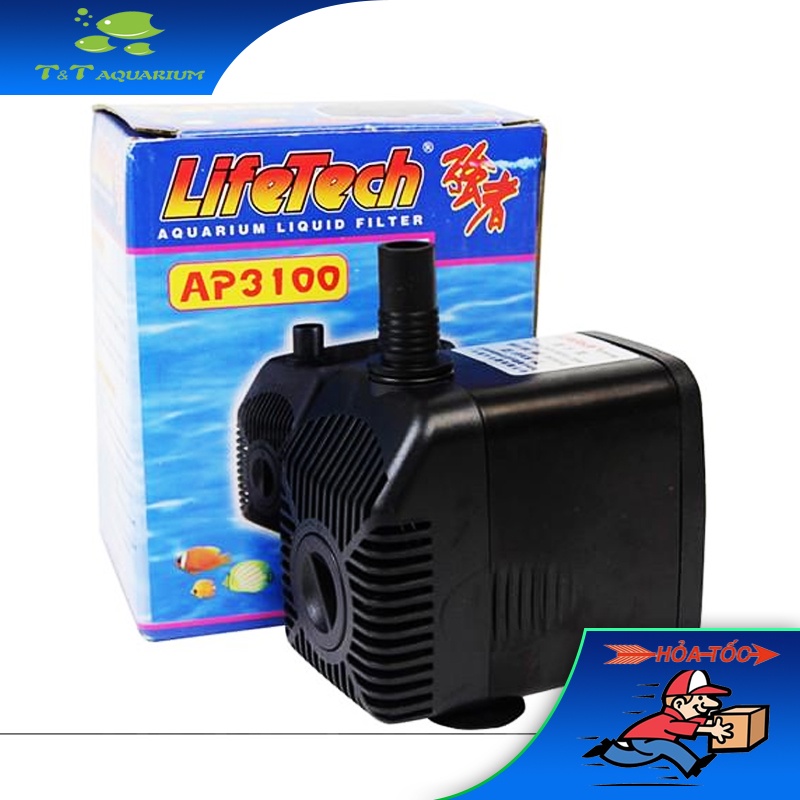 Máy Bơm Bể Cá LifeTech AP3100 Sử Dụng Trồng Thủy Cây, Hồ Cá Cảnh