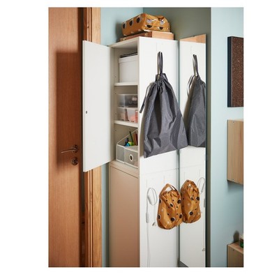 NIKOS, Tủ lưu trữ 2 ngăn CBN_003, 35x25x70cm, tủ gỗ Scandi Home