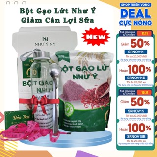 BỘT GẠO LỨT GIẢM CÂN NHƯ Ý NY ORGANIC - 800gr date mới