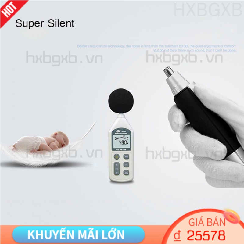 [Hàng mới về] Máy cắt tỉa lông mũi lông tai mini sử dụng pin nhỏ gọn thuận tiện