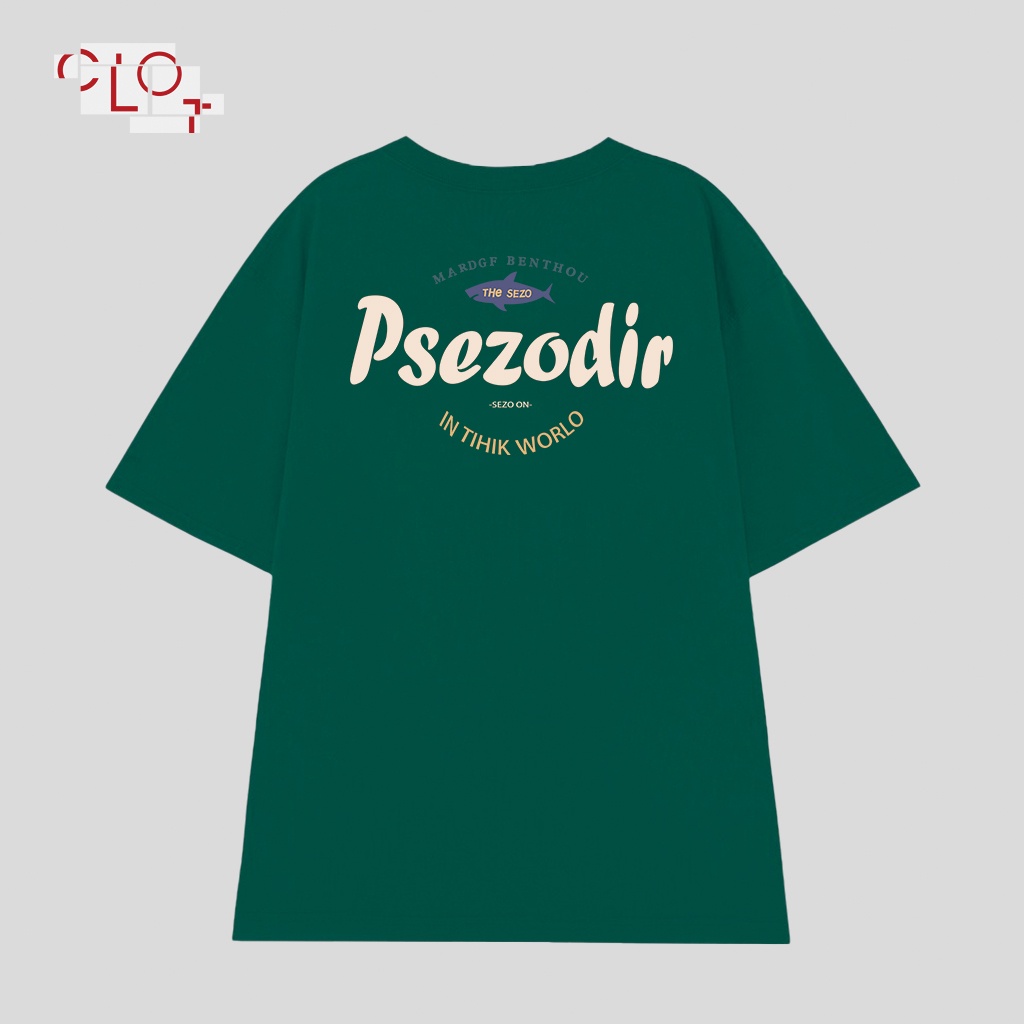 CLOT Áo thun tay lỡ unisex nâu bigsize vintage áo from rộng nữ ulzzang 100%cotton