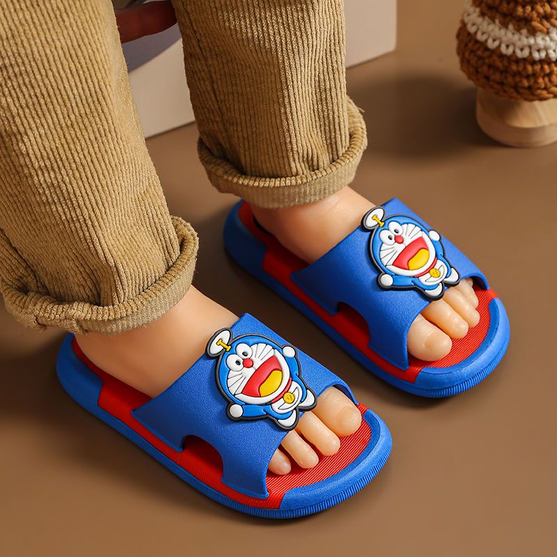 Dép Đi Trong Nhà Tắm Chống Trượt Hình Doraemon Dễ Thương Cho Bé NCC9