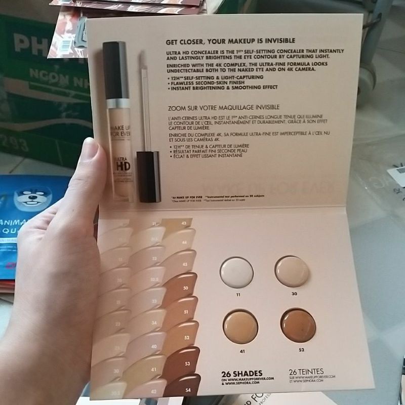 Che khuyết điêm Makeup Forever ultra HD