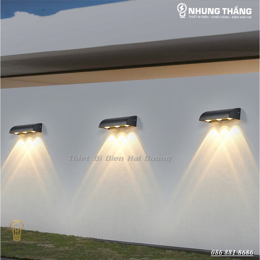 Đèn Hắt Tường Chống Nước DT-22093 - Ánh Sáng Vàng - Chip Led Siêu Sáng - Bảo Hành 12 Tháng