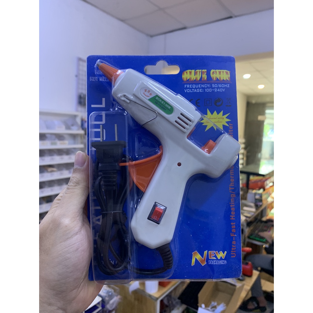 Súng bắn keo nến, keo silicon nhỏ 50W