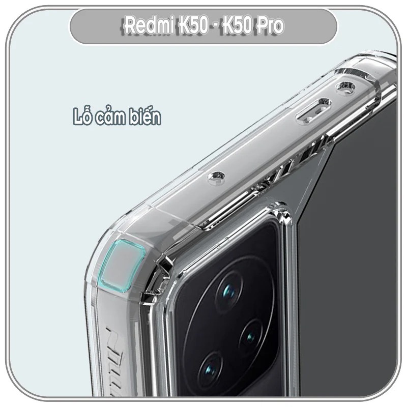 Ốp lưng cho Xiaomi Redmi K50 - K50 Pro trong suốt Nillkin NATURE PRO HÀNG NHẬP KHẨU