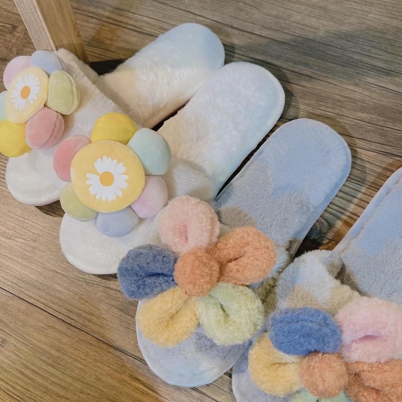 Dép lông mặt cuời siêu xinh luôn HOT (tặng quà)