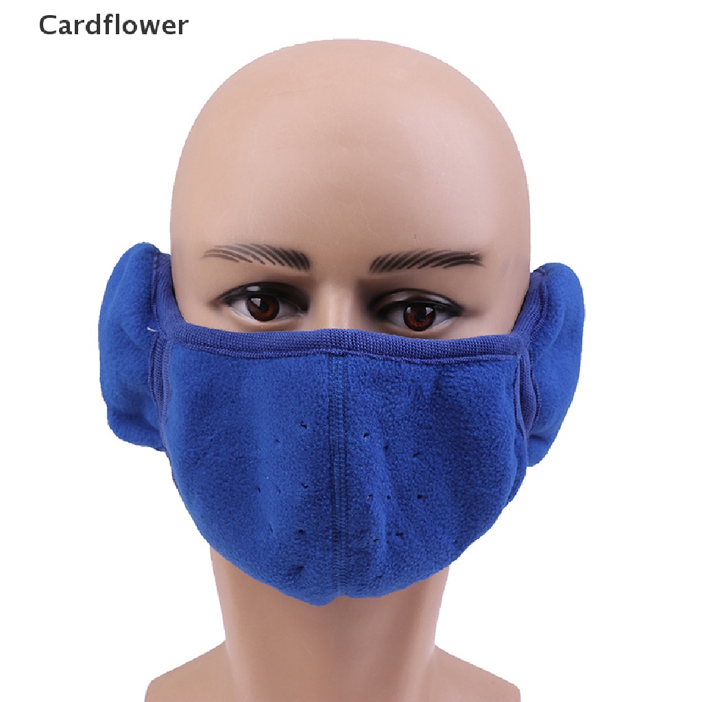 &lt; Cardflower &gt; Khẩu Trang Lông Cừu Giữ Ấm Lạnh Và Lạnh Chống Gió Mùa Đông Thoáng Khí Đa Năng Cho Nam Và Nữ Khi Đi Xe Đạp