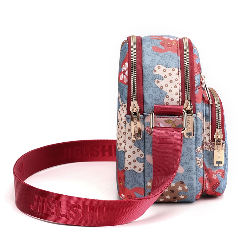 Túi xách nữ mới Xu hướng túi xiên du lịch ngoài trời nhẹ túi vải không thấm nước túi mua sắm