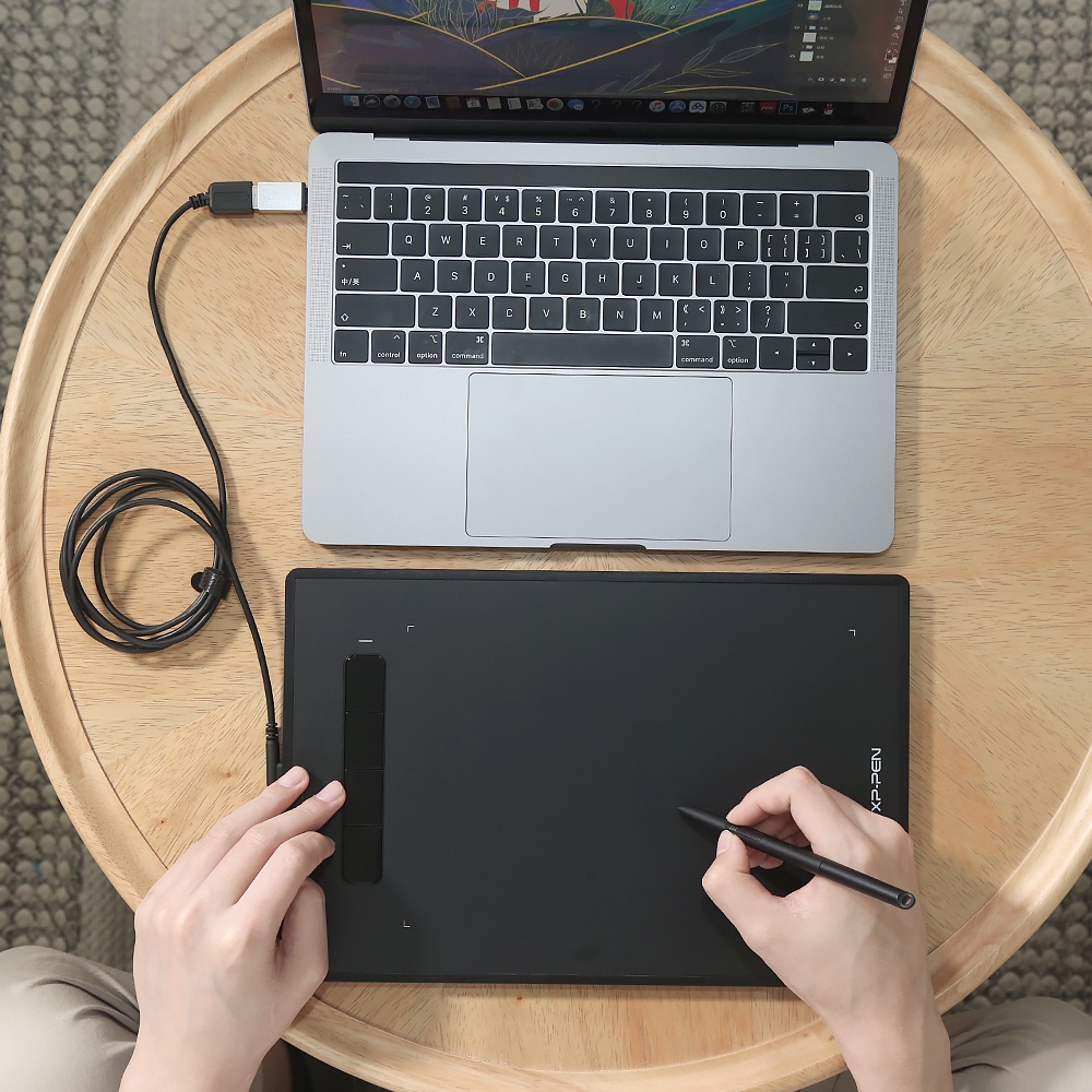 Bảng vẽ điện tử XPPen Star G960S Cho Android & PC / Laptop Có Chức Năng Nghiêng Với Pin  Và 9X6 Inch