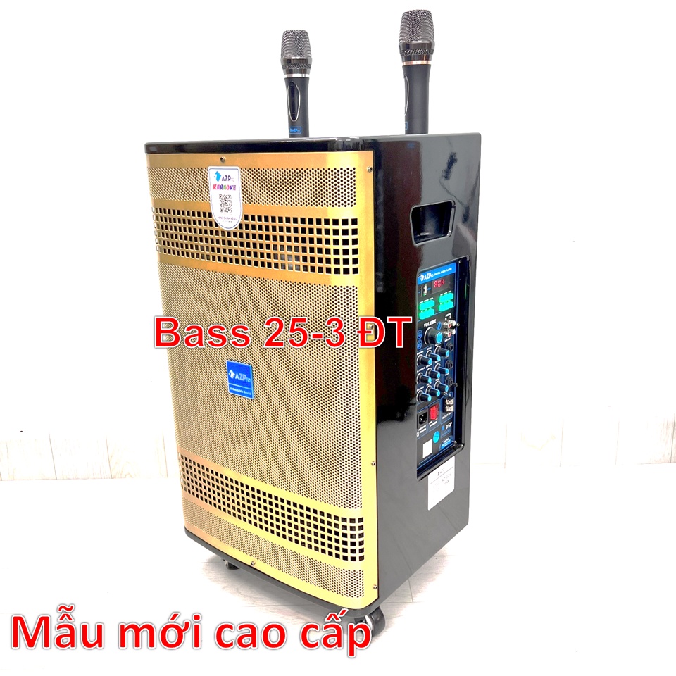 Loa kéo chính hãng AZPRO,AZ-319-A , Bass 25-3 đường tiếng,mẫu mới cao cấp mạch Reverb,mic Set tần số