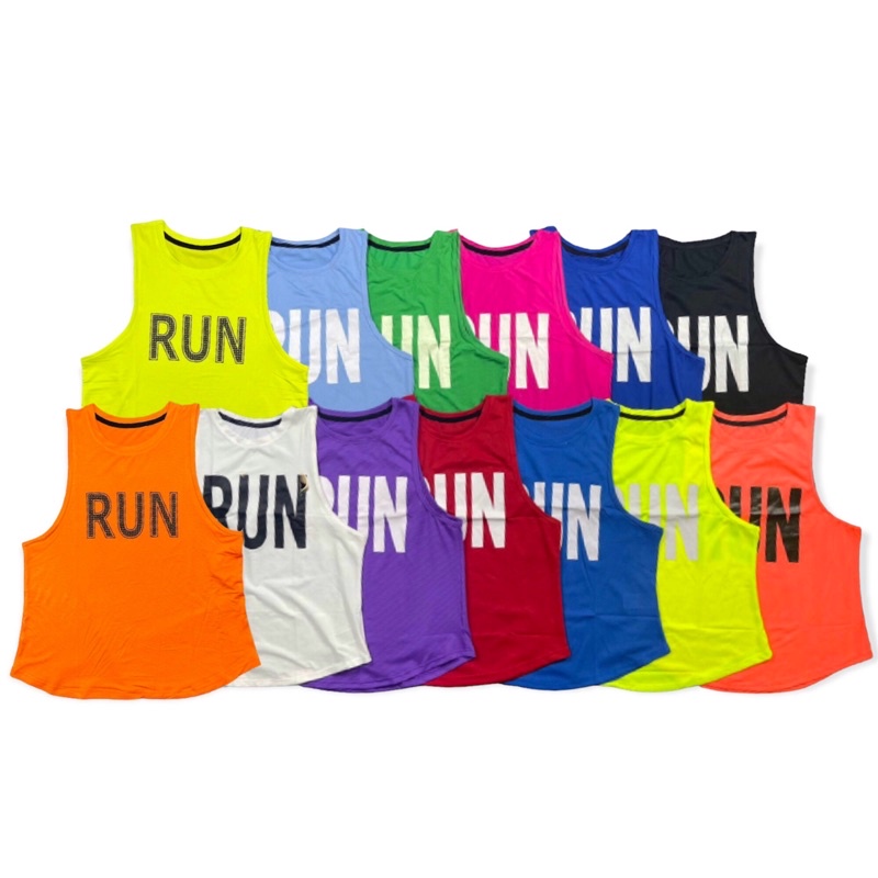 Áo tanktop RUN thể thao tập gym yoga nữ