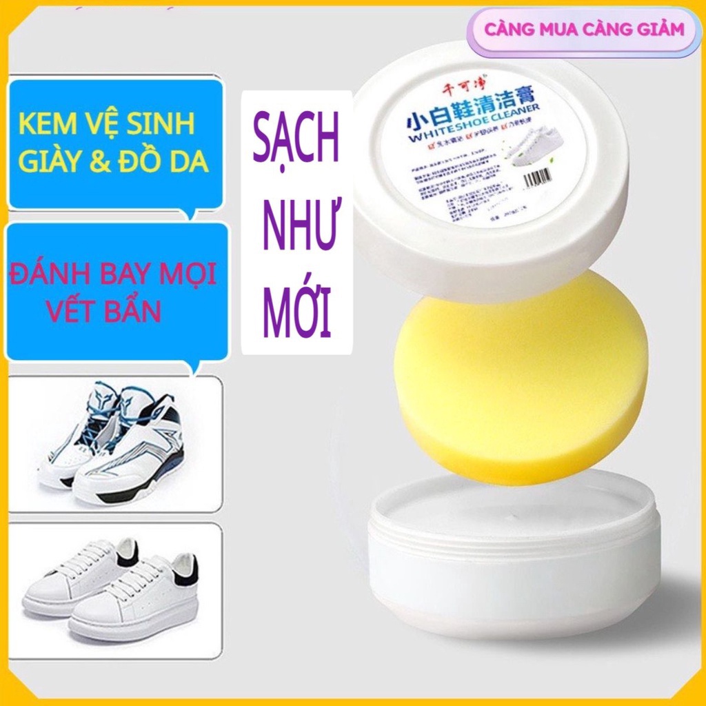 Kem tẩy ố giày, đồ da, ba lô, túi xách phủ nano kháng nước, Kem Tẩy Rửa, Làm Sạch