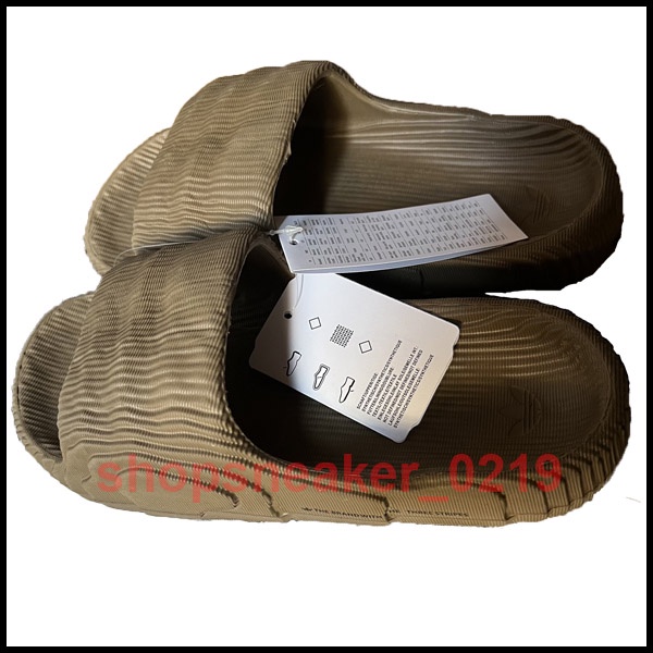 Dép đúc nguyên khối adilette 22 nam nữ, siêu nhẹ, êm, chống nước (màu nâu)