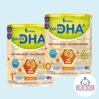 Sữa bột colos dha+ 0+, 1+ - 800g