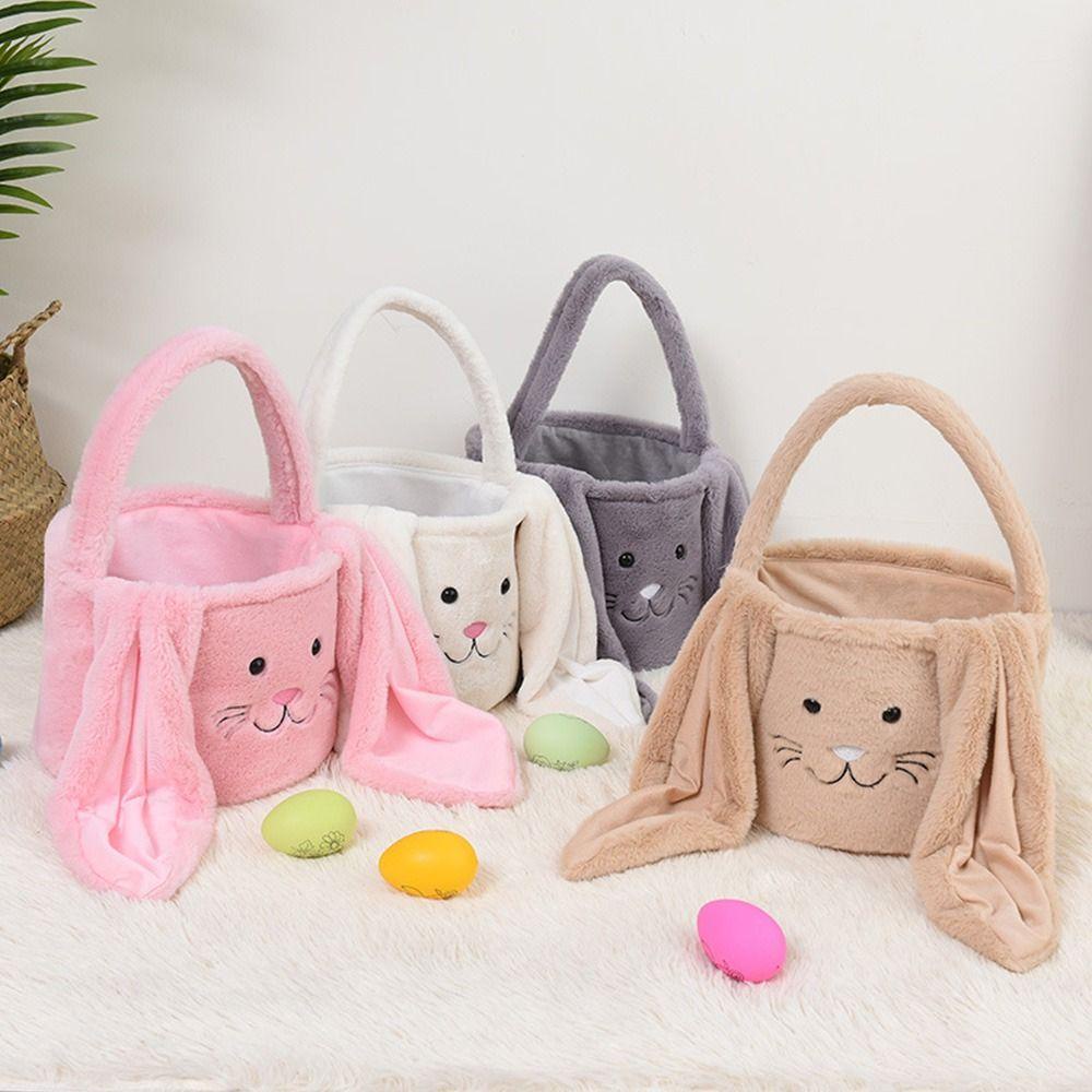 Giỏ Đựng Đồ Hình Thỏ Phục Sinh Dễ Thương Cho Bé