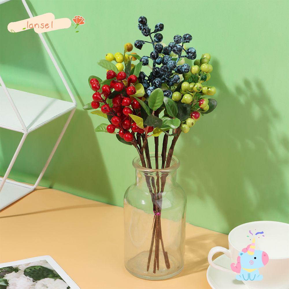 Hoa LANSEL Nhân Tạo Bằng Nhựa Dùng Trang Trí Tiệc Cưới / Giáng Sinh
