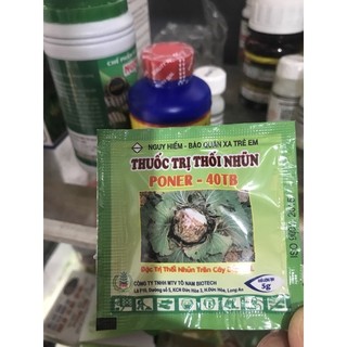 Viên sủi trừ thối nhũn PONER-40TB cho hoa phong lan & rau màu (5g)