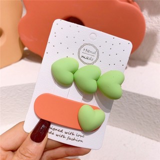 Set kẹp tóc hàn quốc, kẹp tóc mái cute (set 2 chiếc)