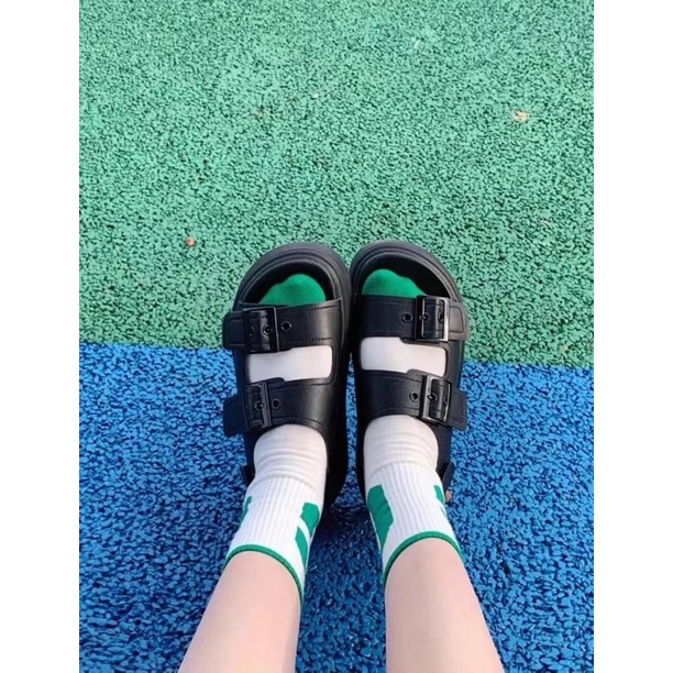 Sandal Đế Cao hai màu Cá Tính Ulzzang hottrend