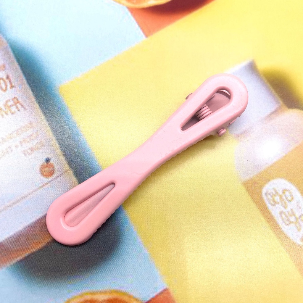 Kẹp tóc mái hình số 8 bằng sắt trơn nhiều màu đơn giản giá rẻ KEP07