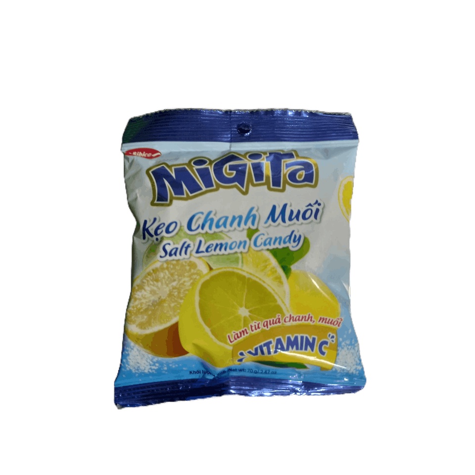 Kẹo Chanh Muối; Gừng mật ong; Chanh đào mật ong - Migita  - Bibica