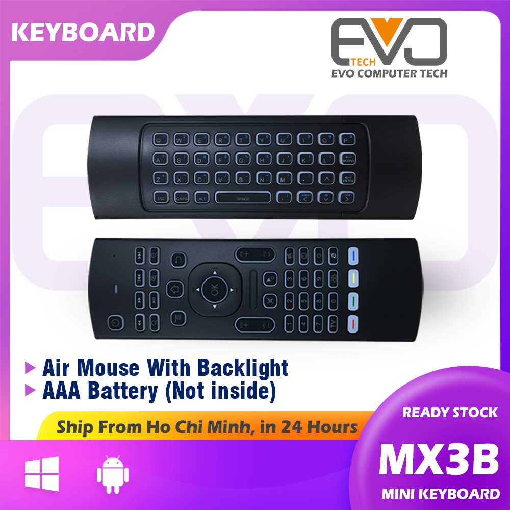 Chuột bay MX3 for điều khiển Smart tivi / tivi box