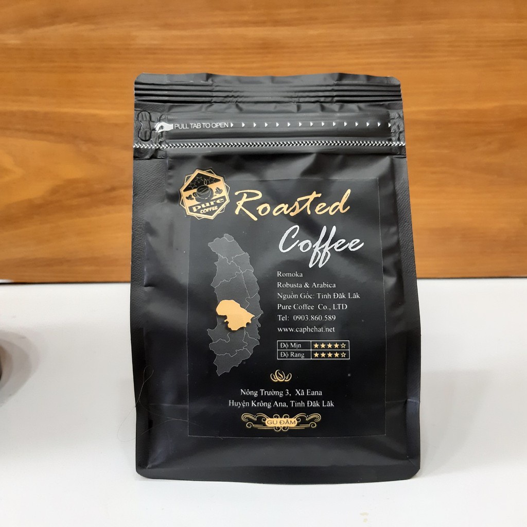 Cafe Pha Phin Nguyên Chất Rang Mộc Romoka 💖 Mang Đậm Bản Sắc Của Núi Rừng Tây Nguyên --- Romoka