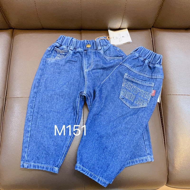 Quần Jean Dài Bé Trai Dáng Baggy, Quần bò bé trai hàn quốc 10-42 kg chất bò dày mềm.