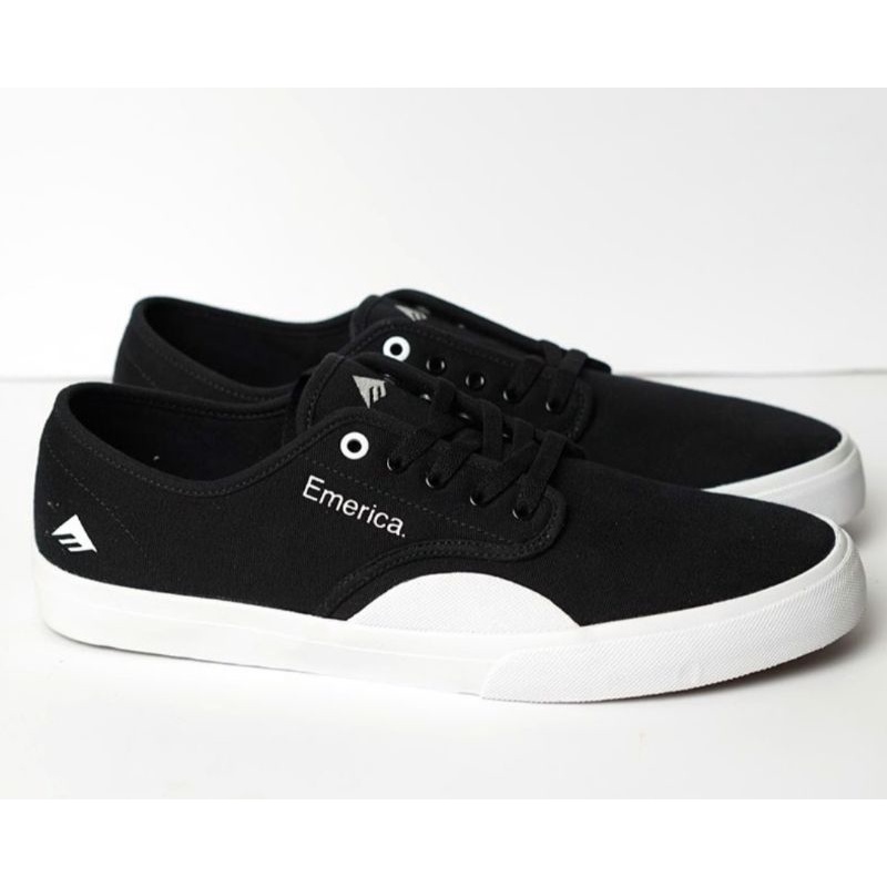 Giày nam nữ Kaki đen của Emerica, chuẩn xuất khẩu