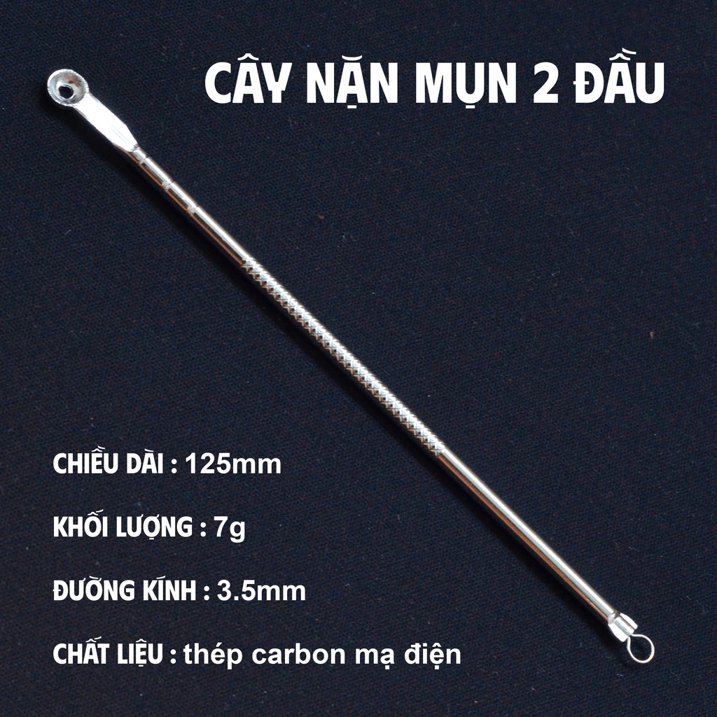 Set 4 dụng cụ nặn mụn đầu đen chất lượng cao tiện dụng làm đẹp - Full box