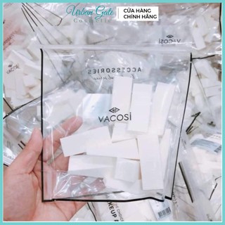 (Bịch 12 miếng) Bông mút trang điểm tam giác Pro Vacosi PU01