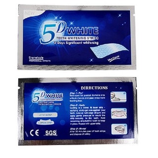 5D WHITE Teeth Whitening Strips - Miếng dán trắng răng