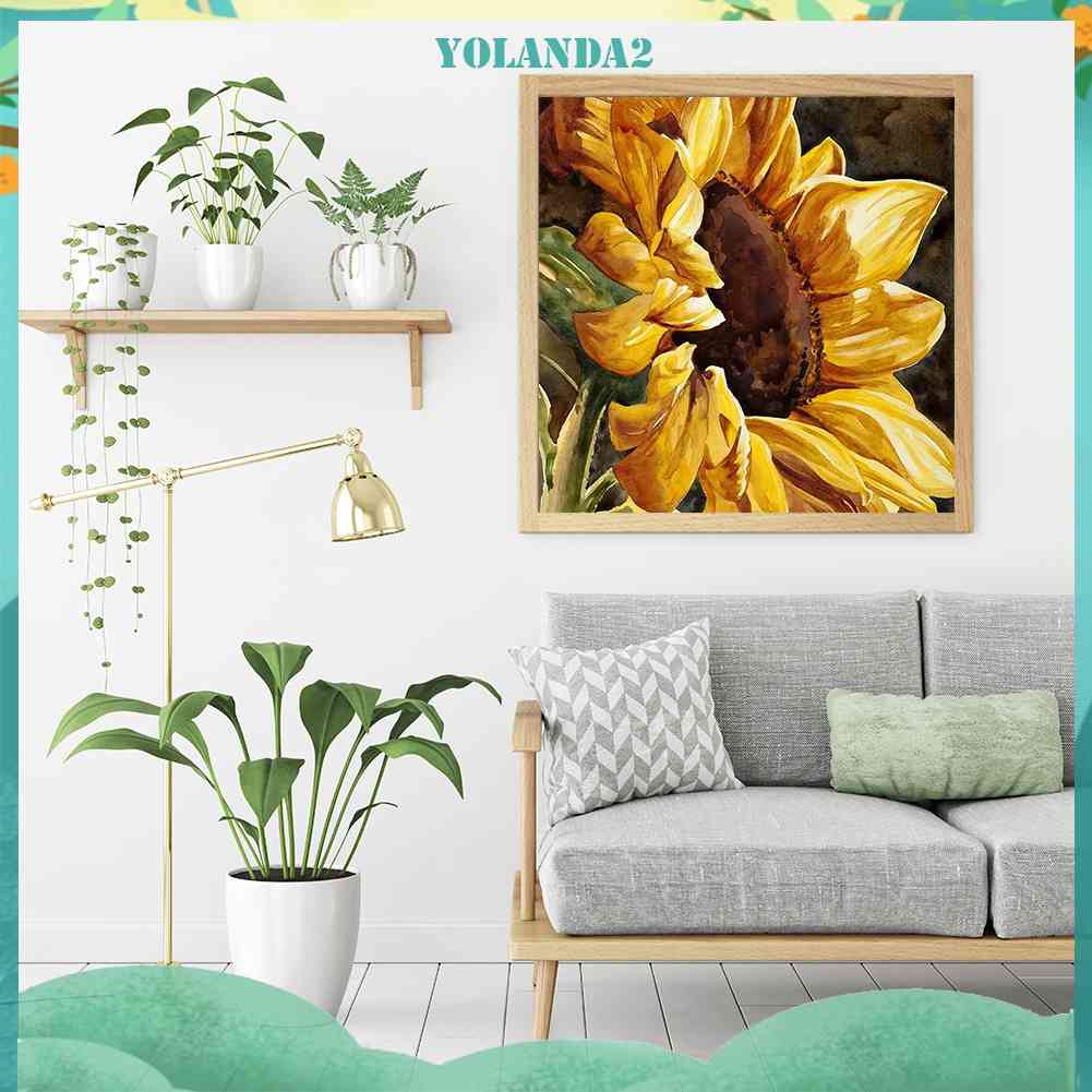 Bộ Tranh Thêu Chữ Thập DIY Hình Hoa Hướng Dương 11CT Yolanda2 /