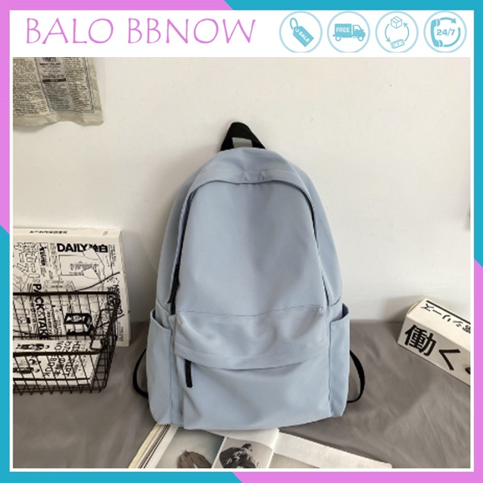 Balo nữ giá rẻ cá tính thời trang đi học BBNOW BL7 - tặng kèm sticker dễ thương