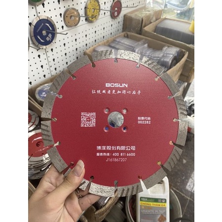 Lưỡi Cắt Đá, Lưỡi Cắt Gạch, Cắt Bê Tông Bosun 230 Hàng Công Xưởng