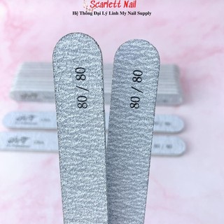Lố 10 Cây Dũa Phá Gel Phá Bột Dũa Trung Thẳng Độ Nhám 80