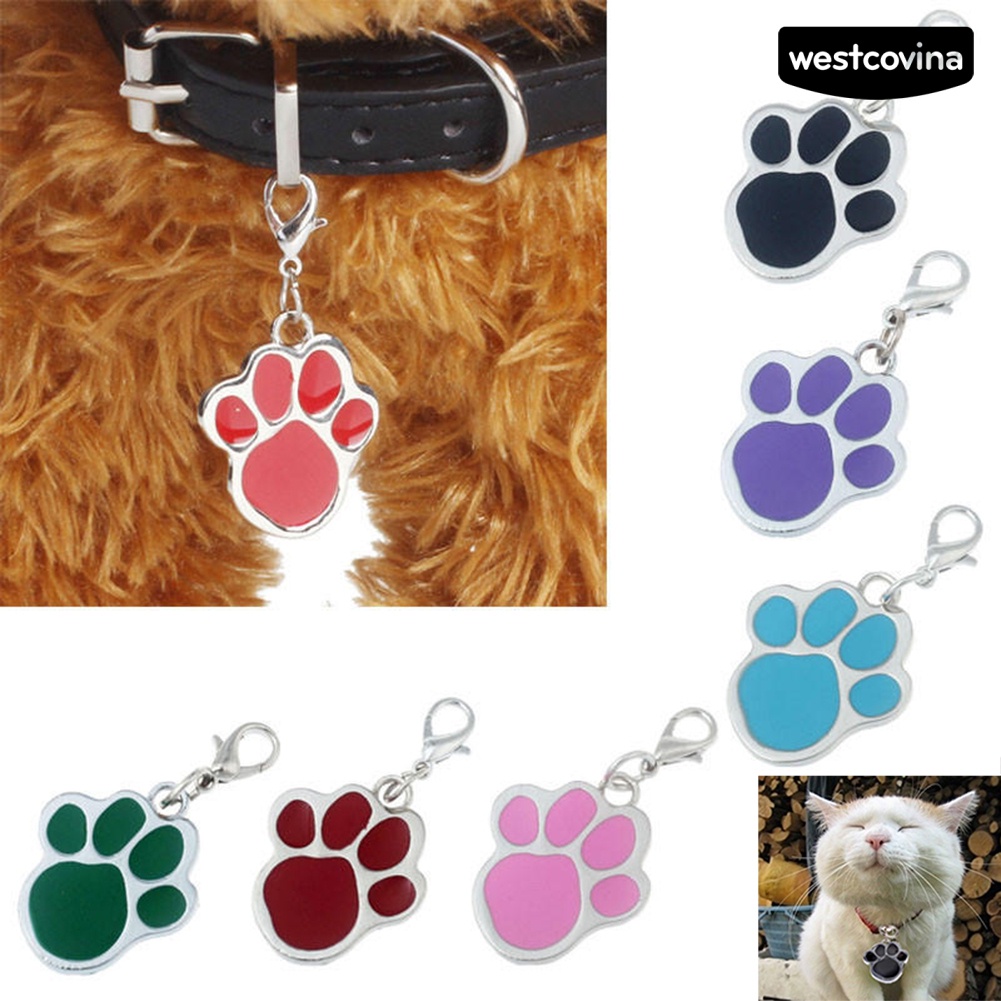 [COD]♘Thẻ Tên Đeo Cổ Chống Thất Lạc Cho Thú Cưng