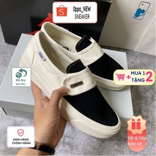Giày vans slip on strap fear of god, vans slip on fear of god off white icc shoes
