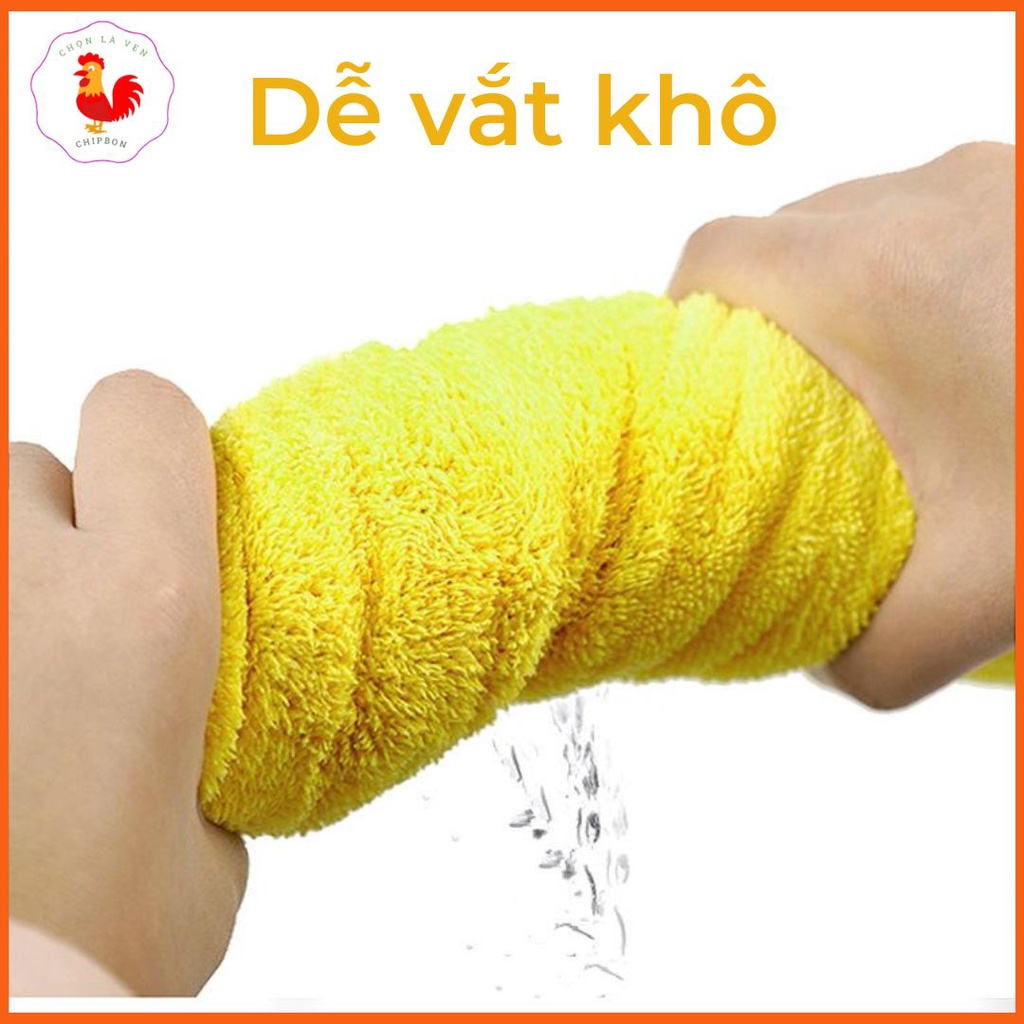 Khăn lau xe ô tô đa năng 30x30 CM không sợi