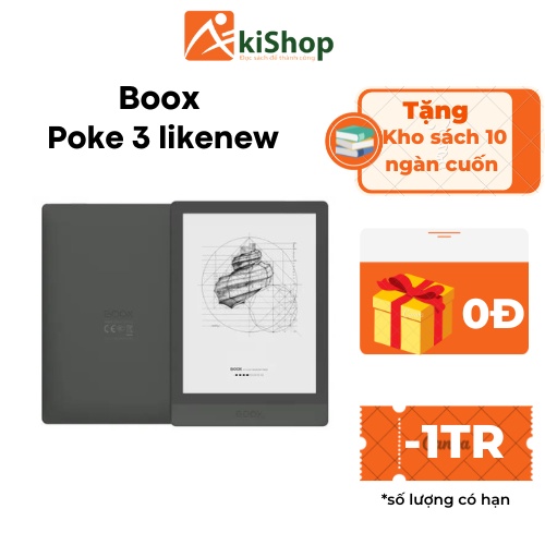 Máy đọc sách ONYX BOOX Poke 3 Likenew 32GB
