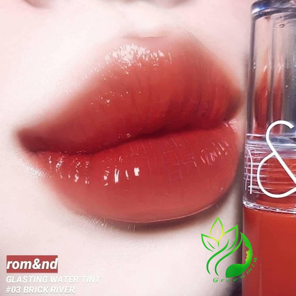 Son Romand Bóng Glasting Water Tint Màu 03 Brick River Đỏ gạch 5ML  ️