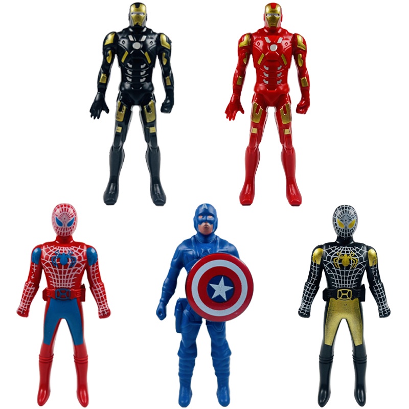 Marvel anh hùng 8cm avengers biệt đội siêu anh hùng mô hình nhân vật - ảnh sản phẩm 5
